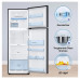 Refrigerator: Samsung 256 L, 3 Star, Convertible, Digital Inverter, with Display Frost Free Double Door Refrigerator (RT30C3733BX/HL, Luxe Black, 2023 Model)